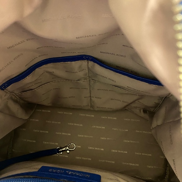 Michael Kors Large Rhea Backpack, gently used - Picture 7 of 13